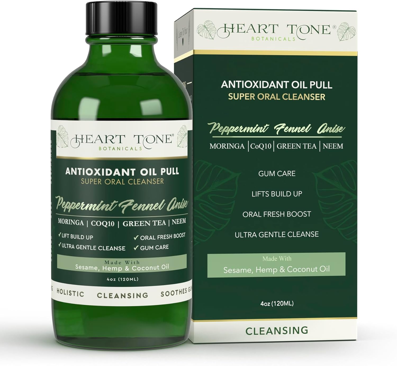 Heart Tone Botanicals oil pulling product