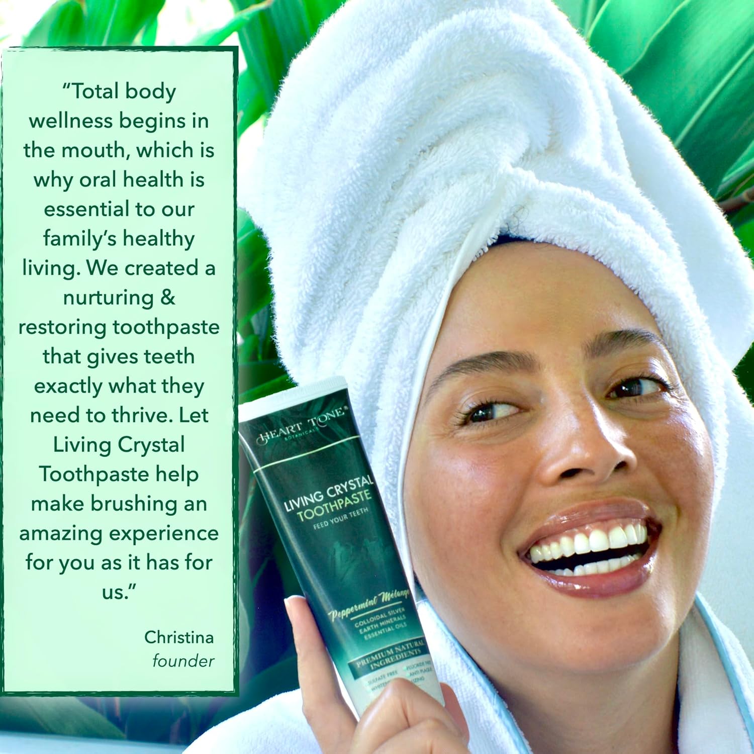 Living Crystal Toothpaste mineral complex benefits