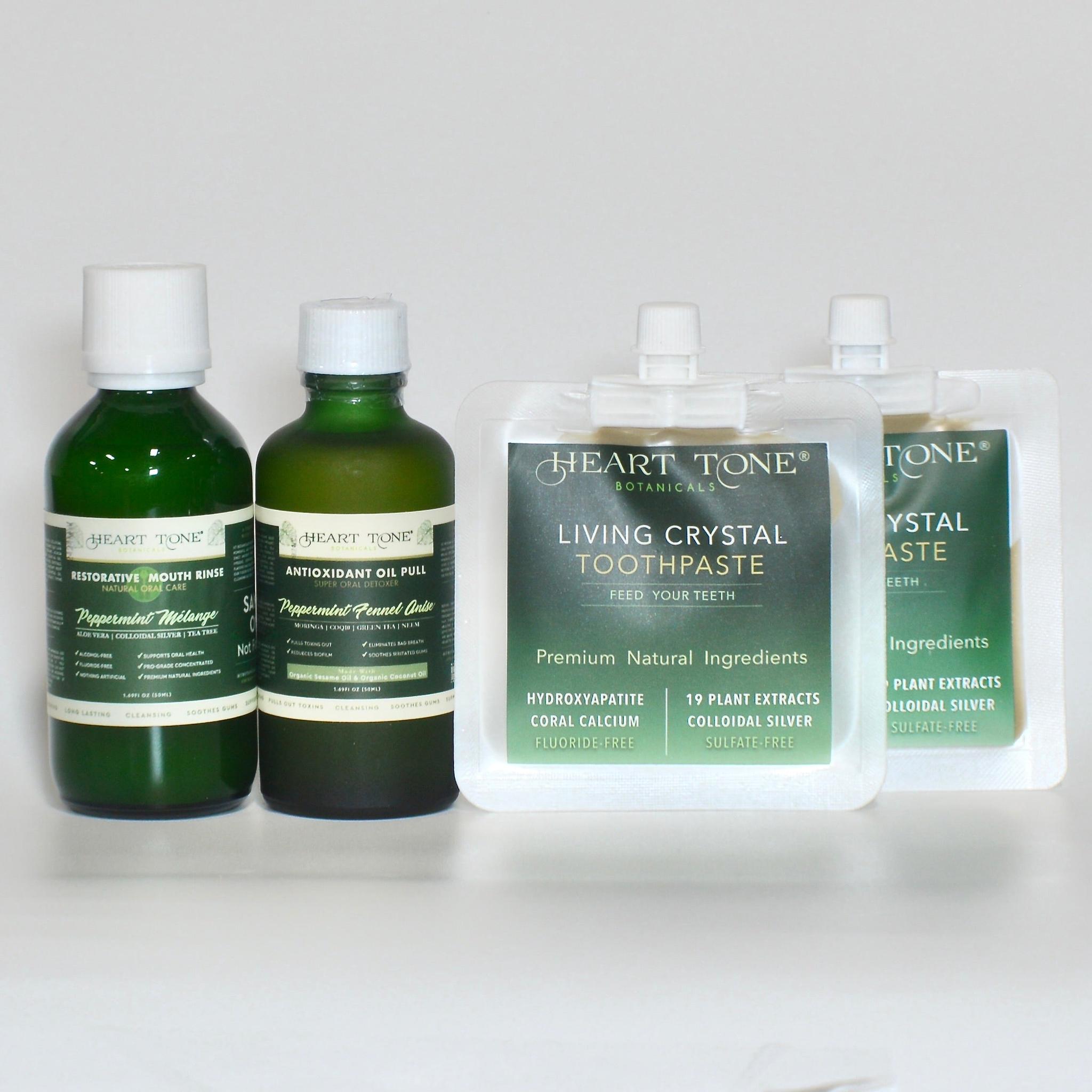 Oral Care Sample Pack - Heart Tone Botanicals natural personal care