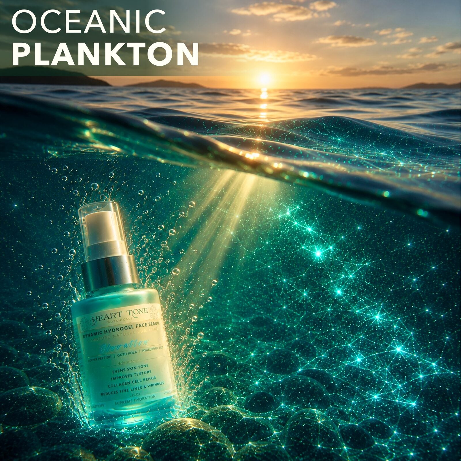 Oceanic Plankton UV Protection Natural Face Serum