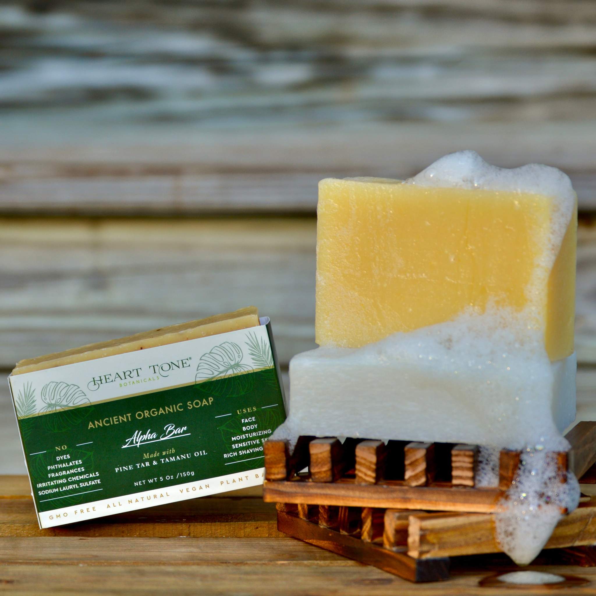 Ancient Organic Soap Aloe Fields lifestyle product photo
