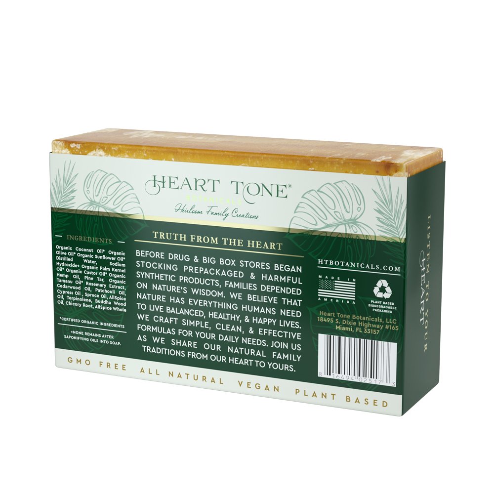 Ancient Organic Soap Alpha Bar packaging and label