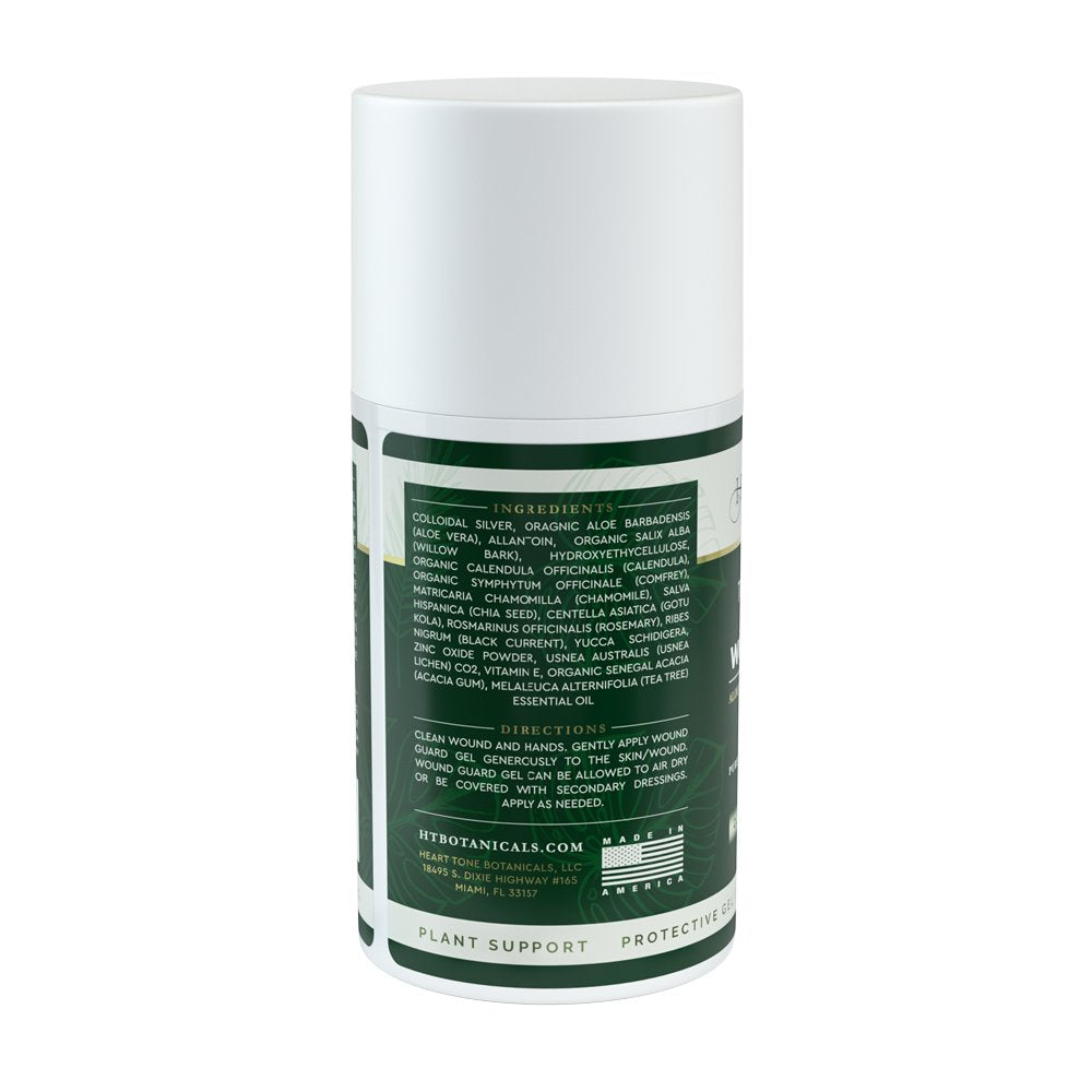 Botanical Skin Gel packaging and label - Heart Tone Botanicals