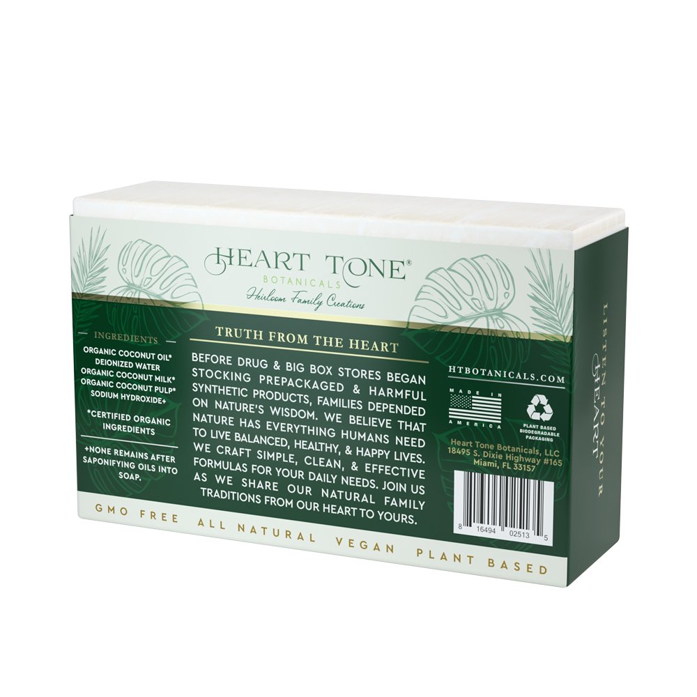 Ancient Organic Soap Coconut Creme packaging and label