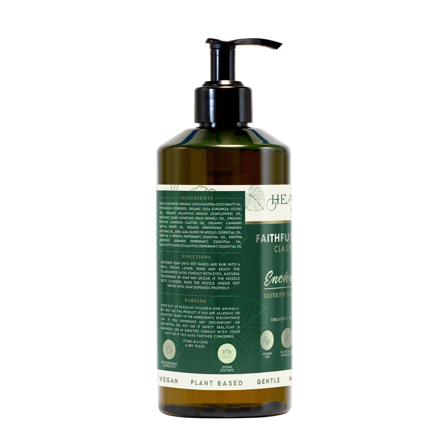 Faithfully Pure Hands Castile Liquid Soap Enchanted Forest