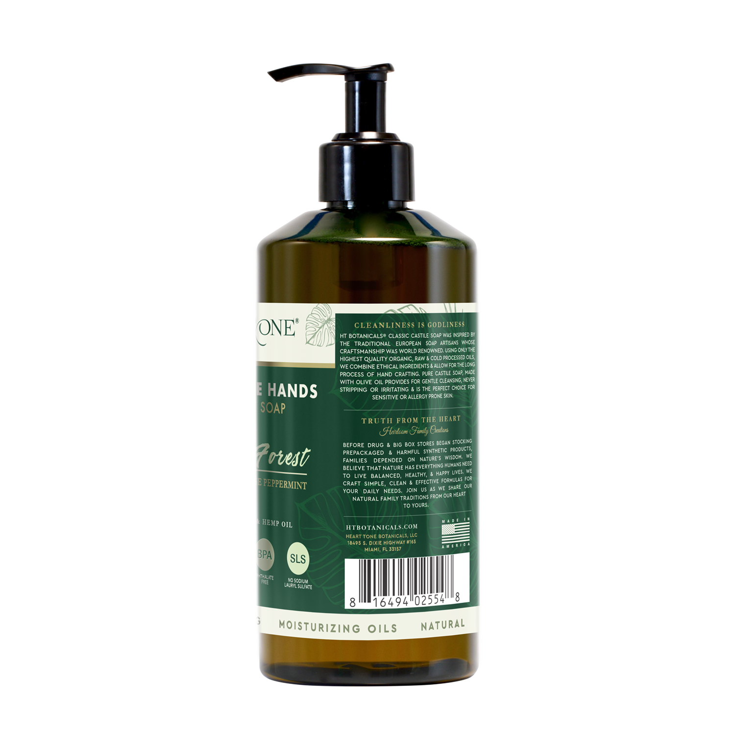Faithfully Pure Hands Castile Liquid Soap Enchanted Forest