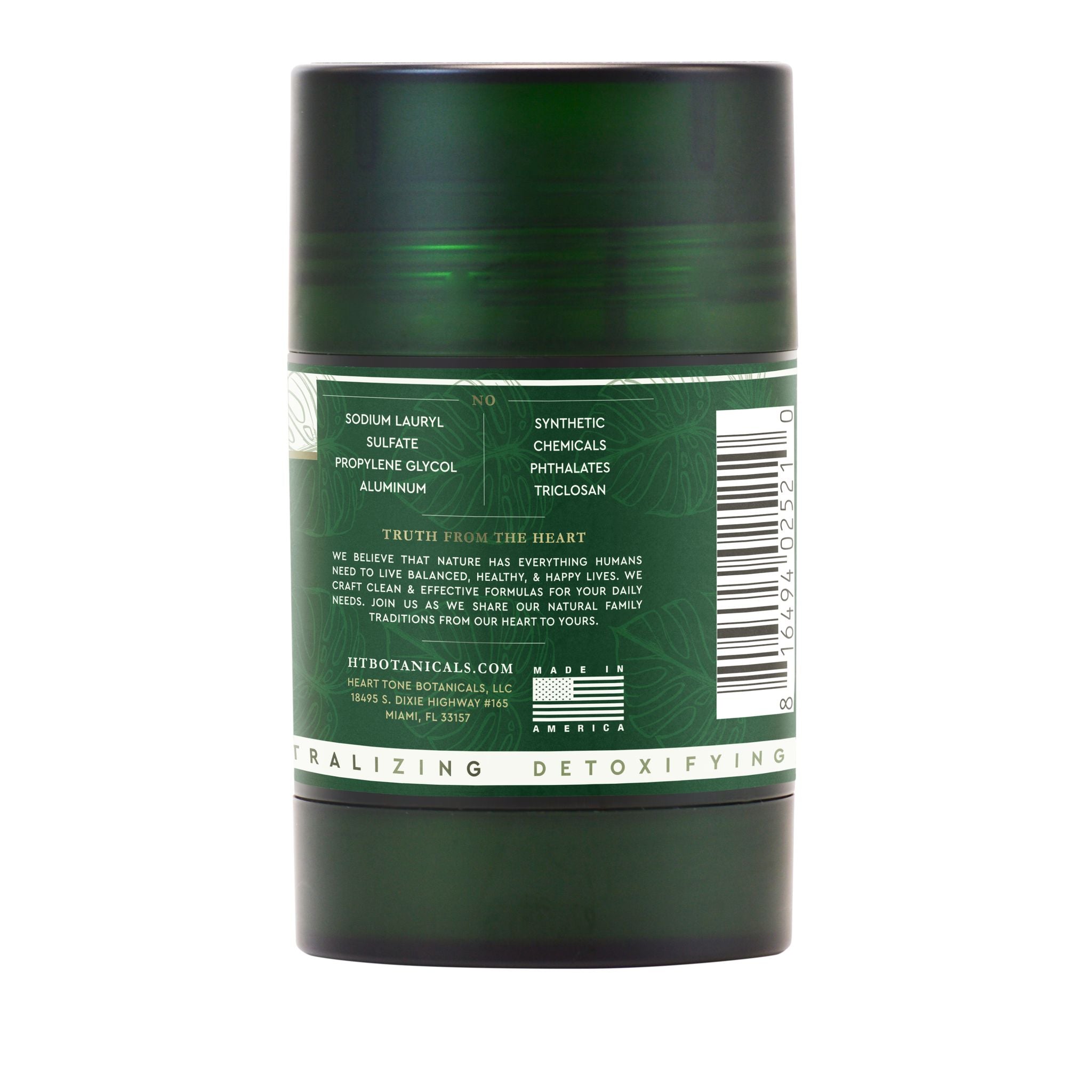 Grove Island Bioactive Deodorant packaging and label