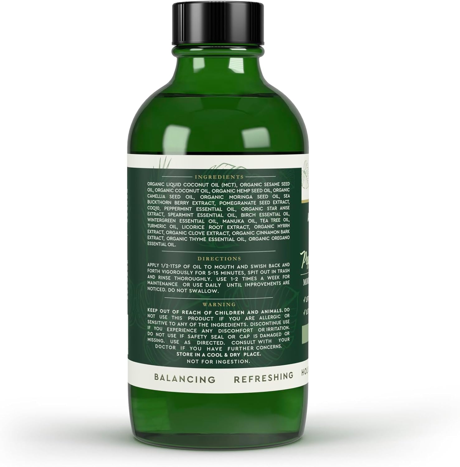 Antioxidant Oil Pull Heart Tone Botanicals packaging
