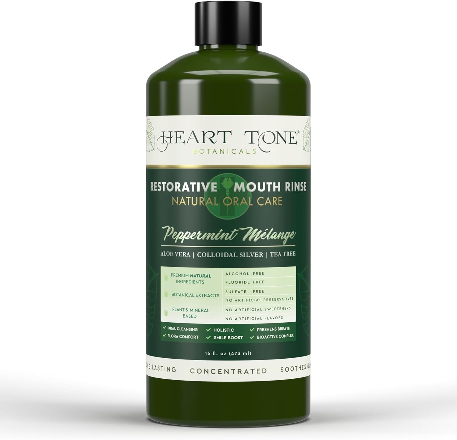 Restorative Mouth Rinse - Heart Tone Botanicals natural mouthwash