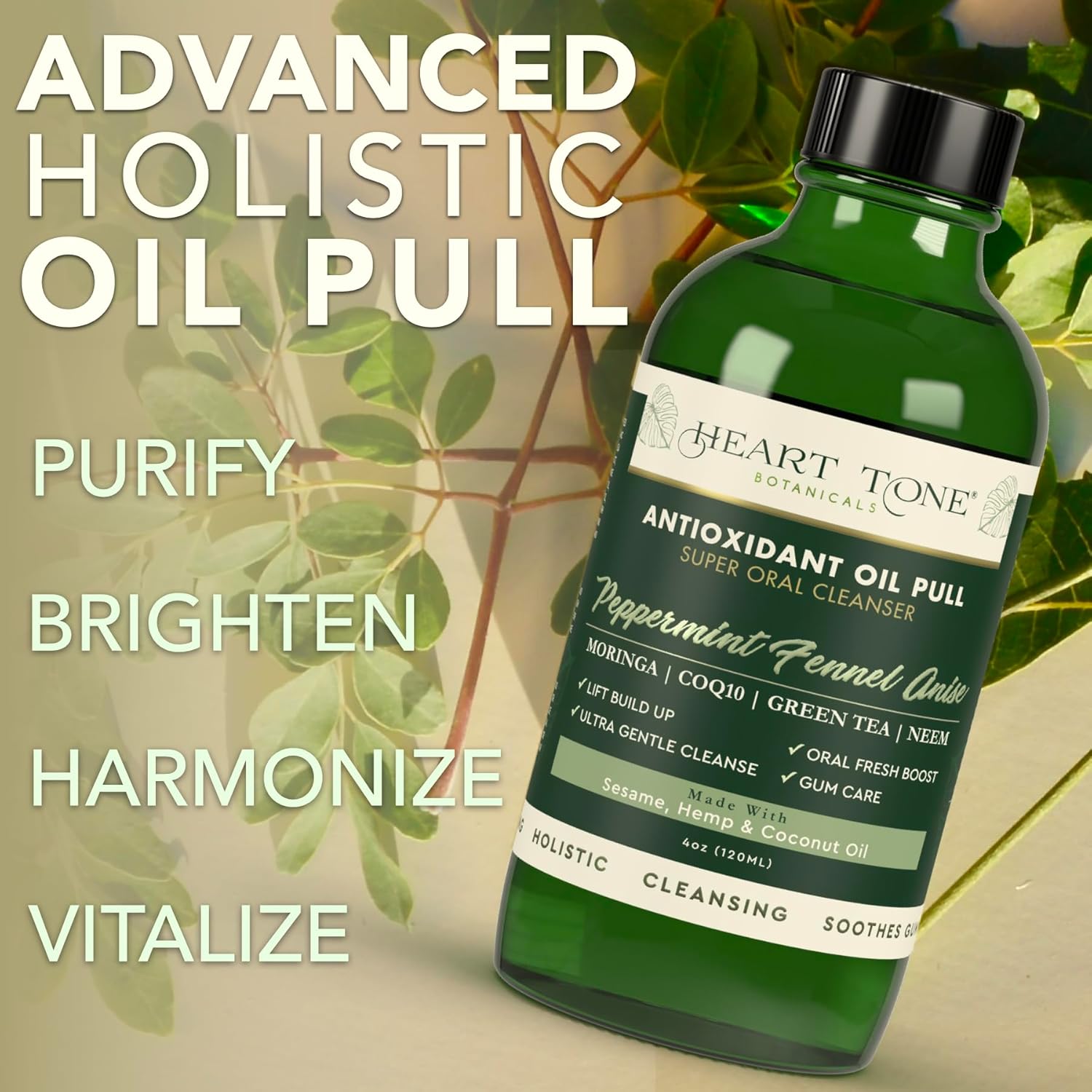 Antioxidant Oil Pull how to use directions