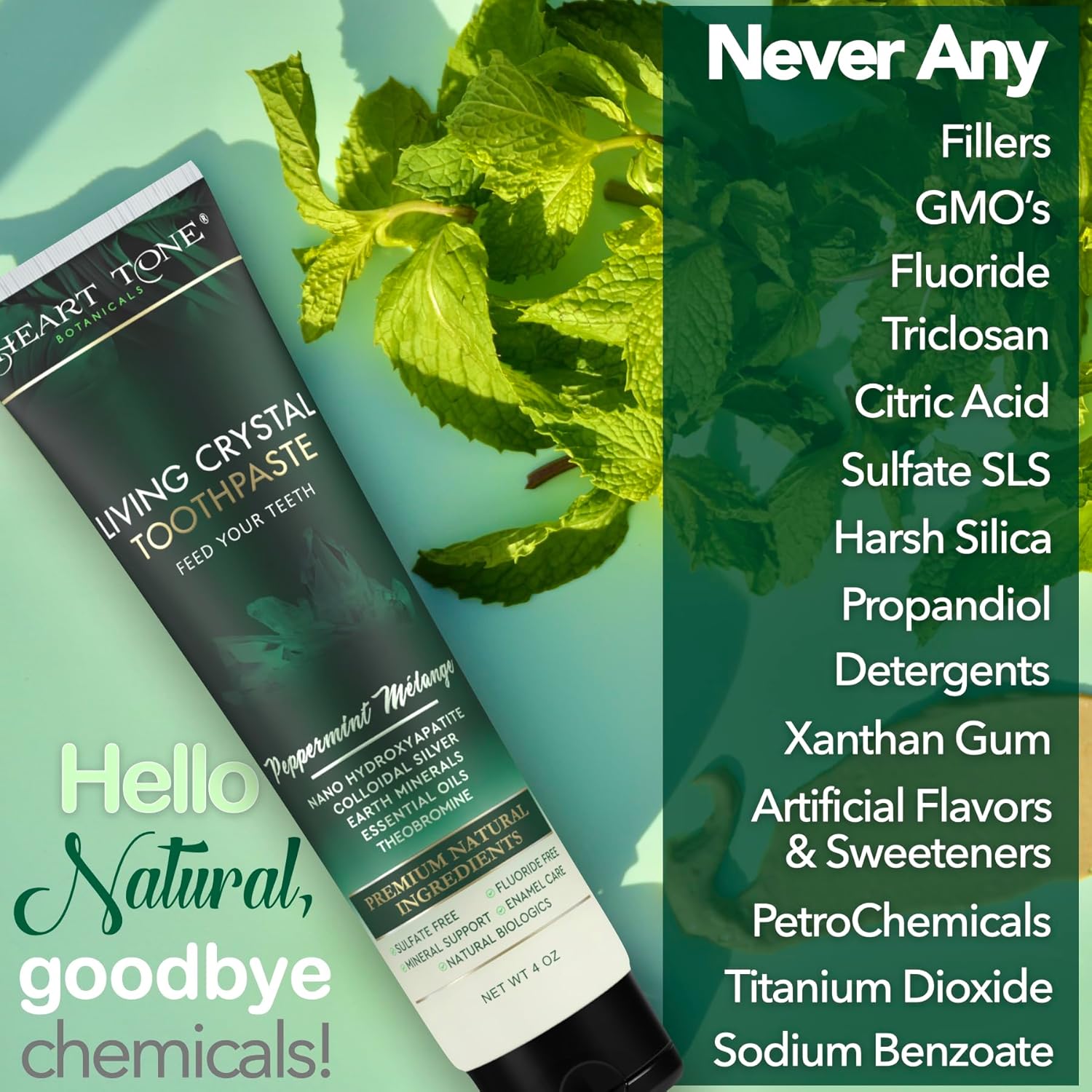 Living Crystal Toothpaste hydroxyapatite ingredients