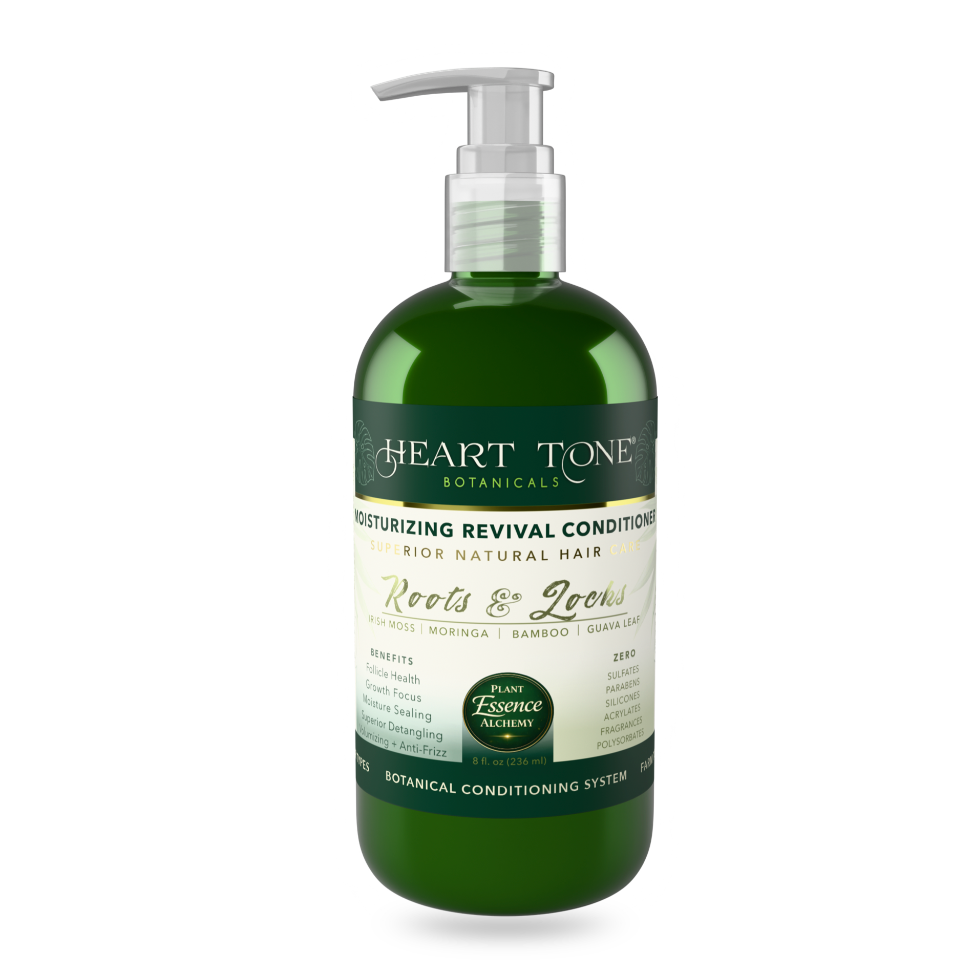 Roots & Locks Conditioner front view — plant-based deep moisture conditioner