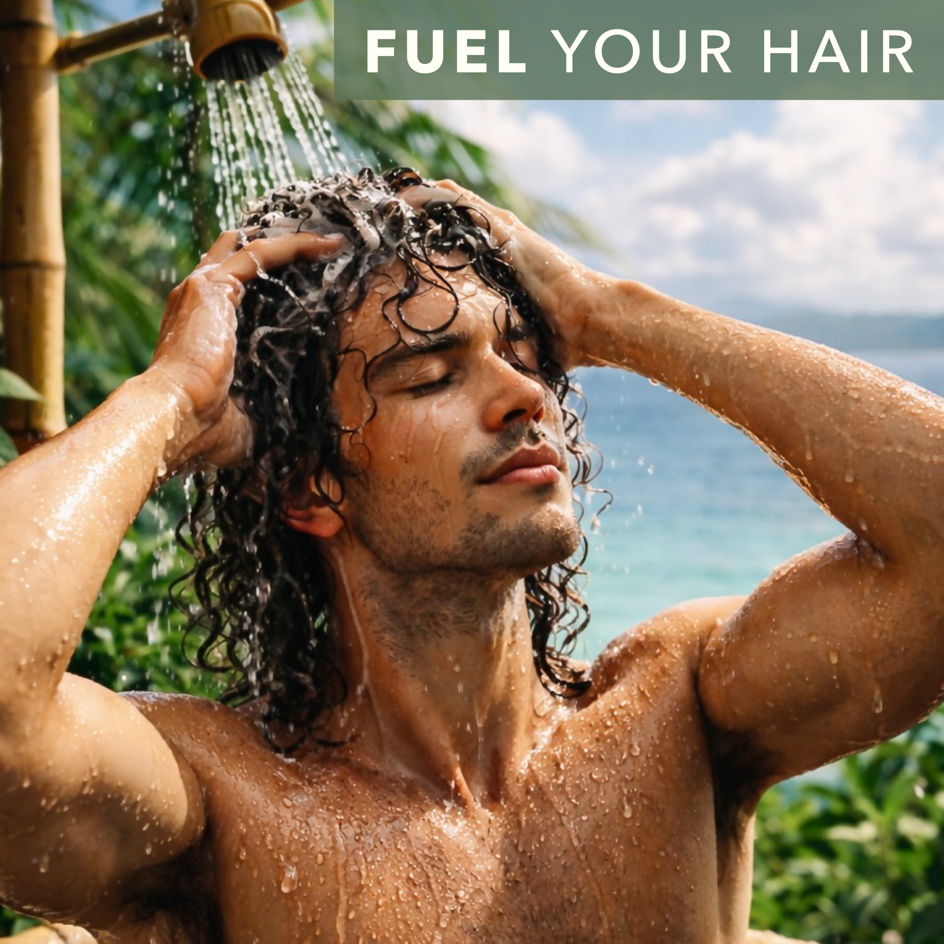 Roots & Locks Shampoo — natural shampoo for men, scalp health