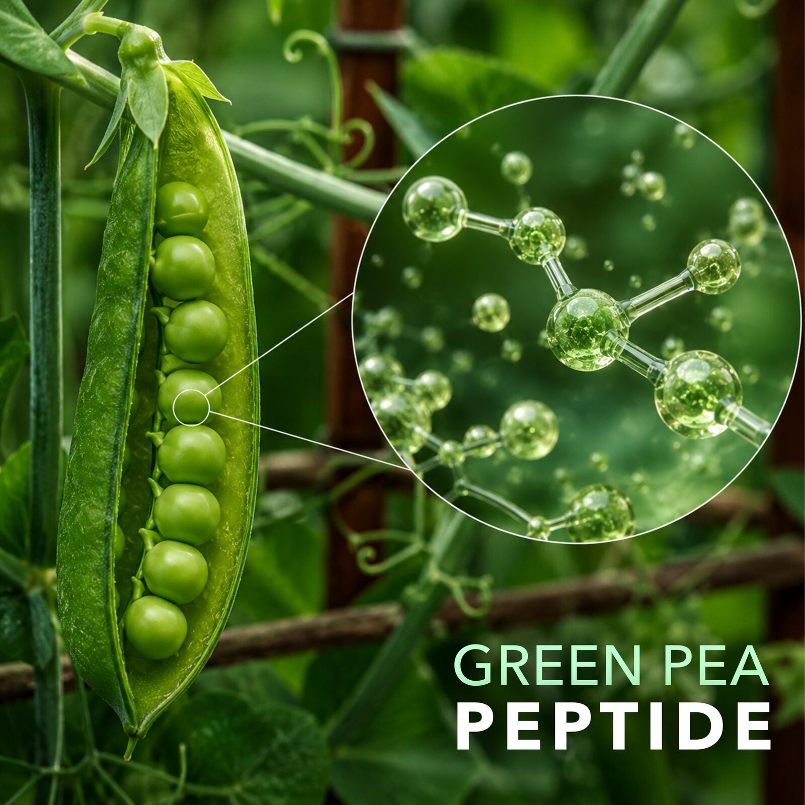 Green Pea Peptide Natural Face Serum