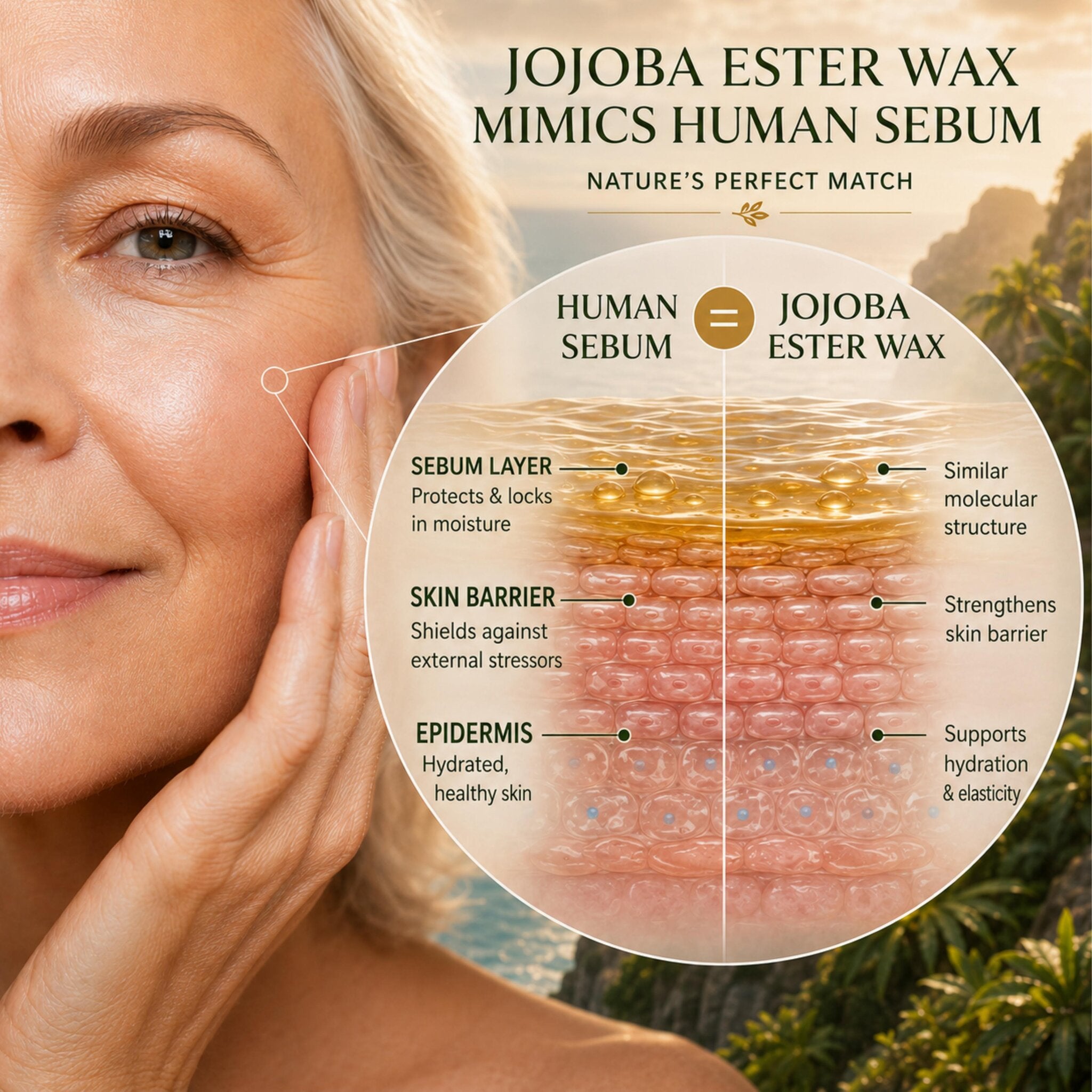 Jojoba + Skin A Perfect Match — Liquid Wax Ester Emollient
